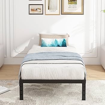 Amazon.com: Cieemine 12 Inch Twin Bed Frames, Heavy Duty